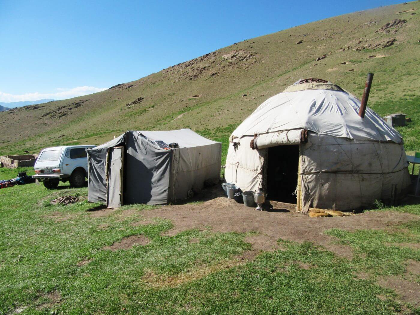 Yurts in Kyrgyzstan