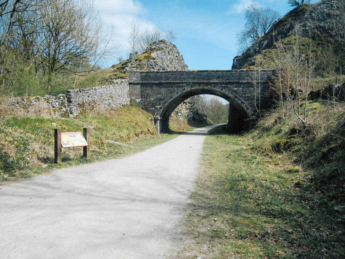 Monsal Trail start point at Blackwell Mill