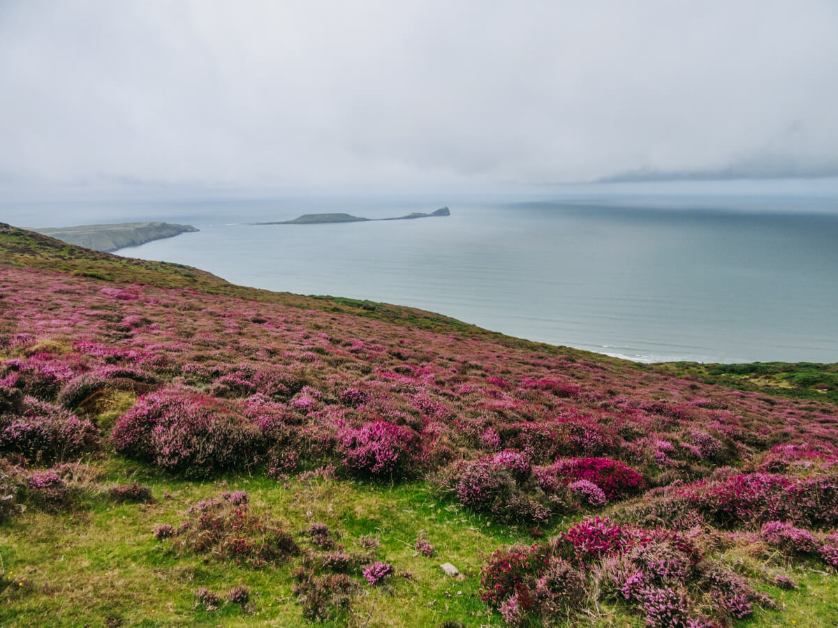Views over Rhossili Bay, Wales