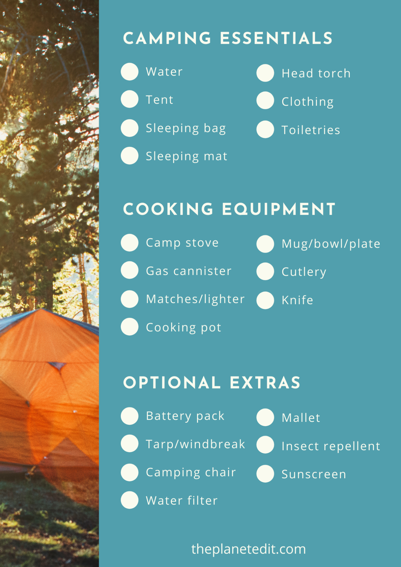 Camping Checklist: Essential Camp Gear to Bring