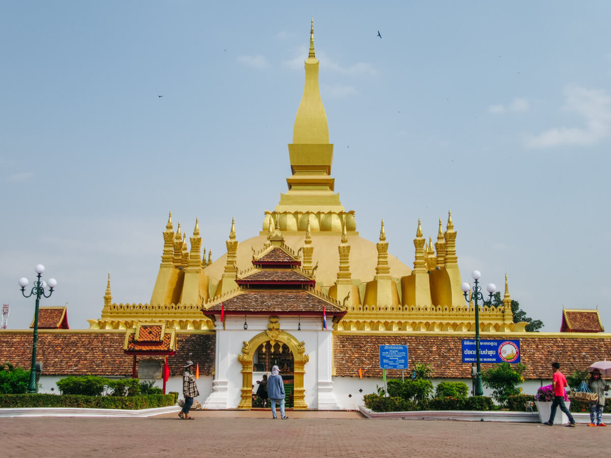 Pha That Luang in Vientiane