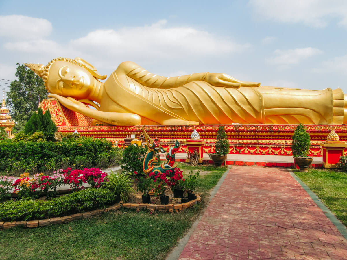 Reclining Budda in Vientiane