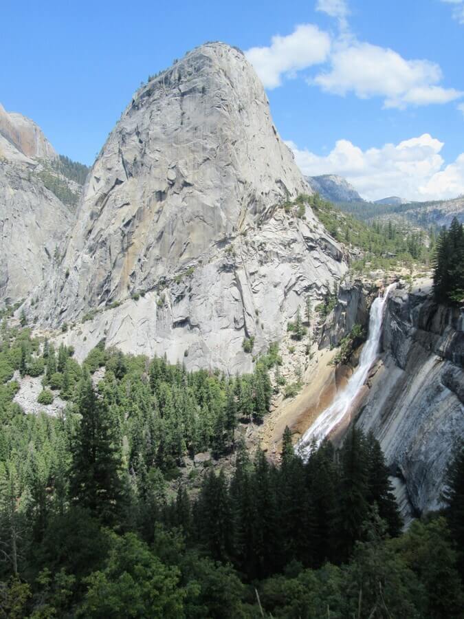 View of Nevada Fall in Yosemite National Park