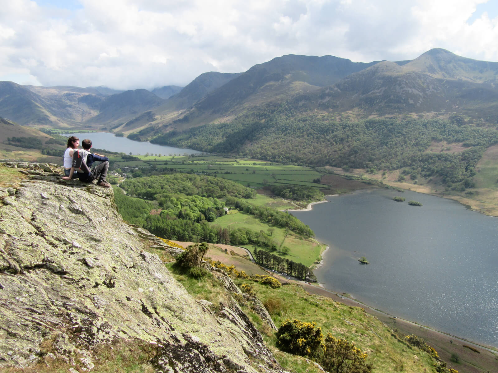 View from Rannerdale Knotts summit, Lake District