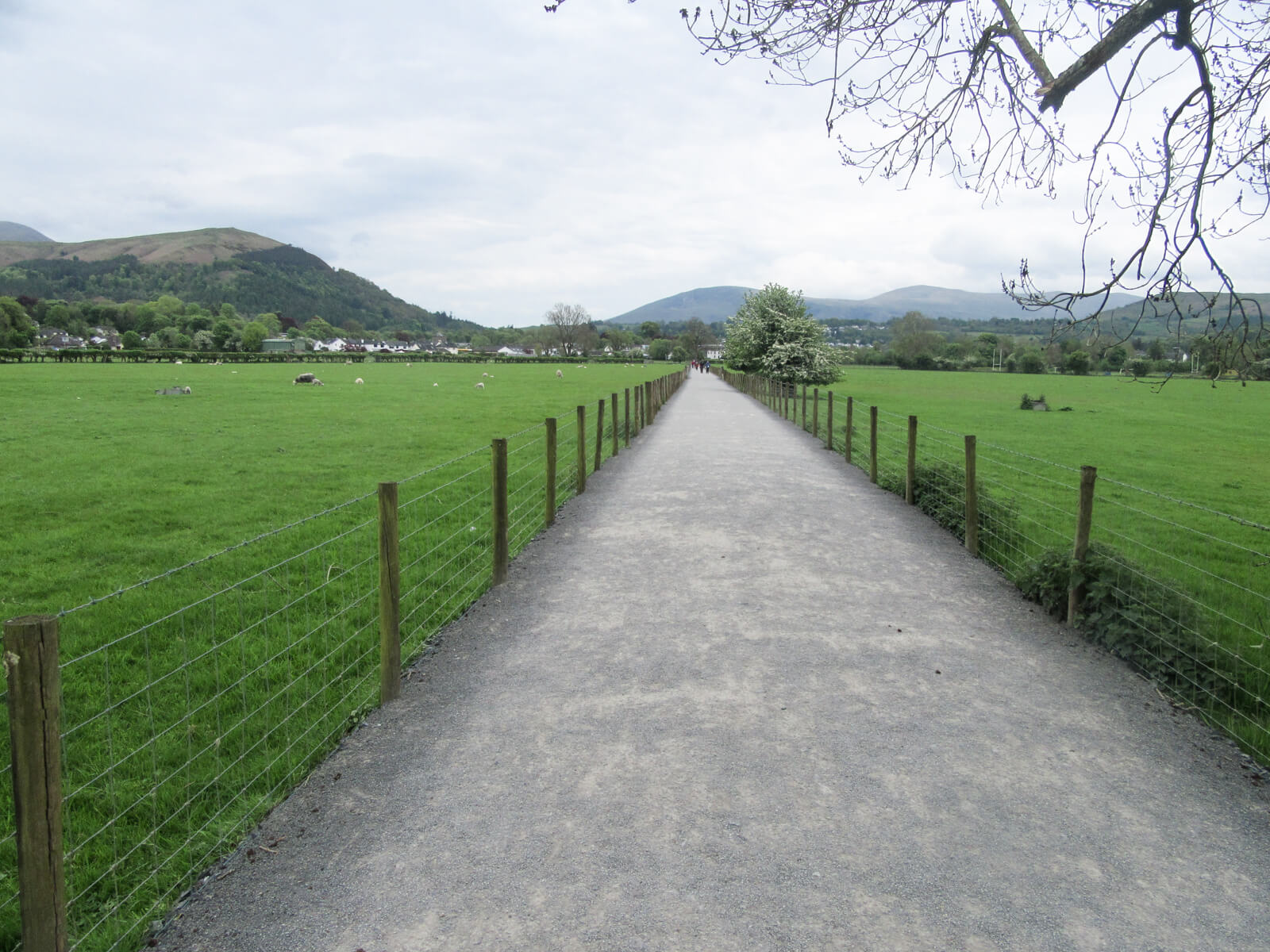Walking into Keswick