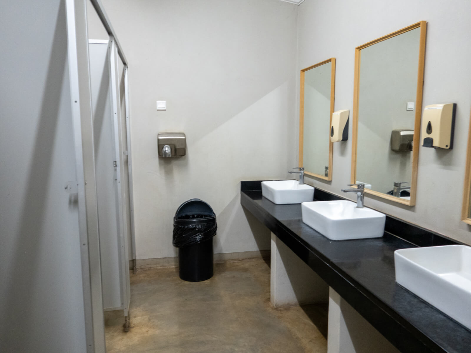 Bathroom at a campsite in Zimbabwe