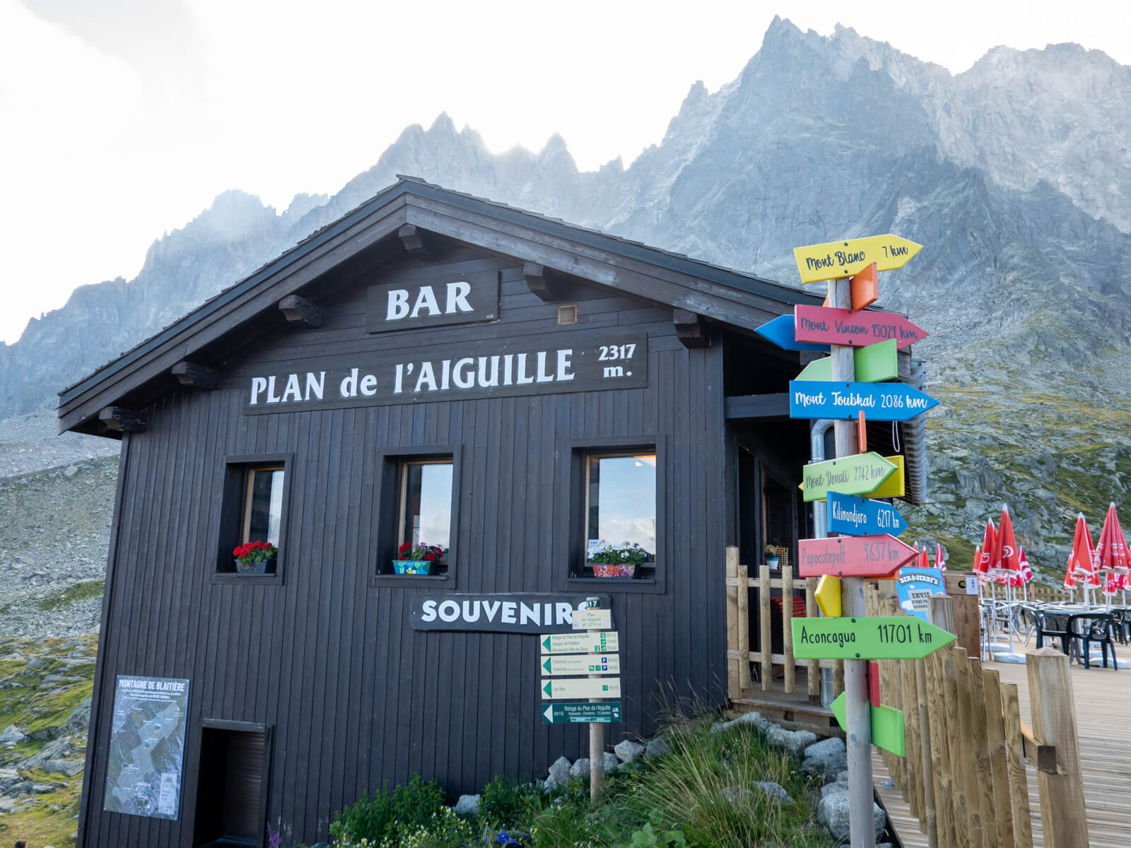 bar plan de l'aiguille